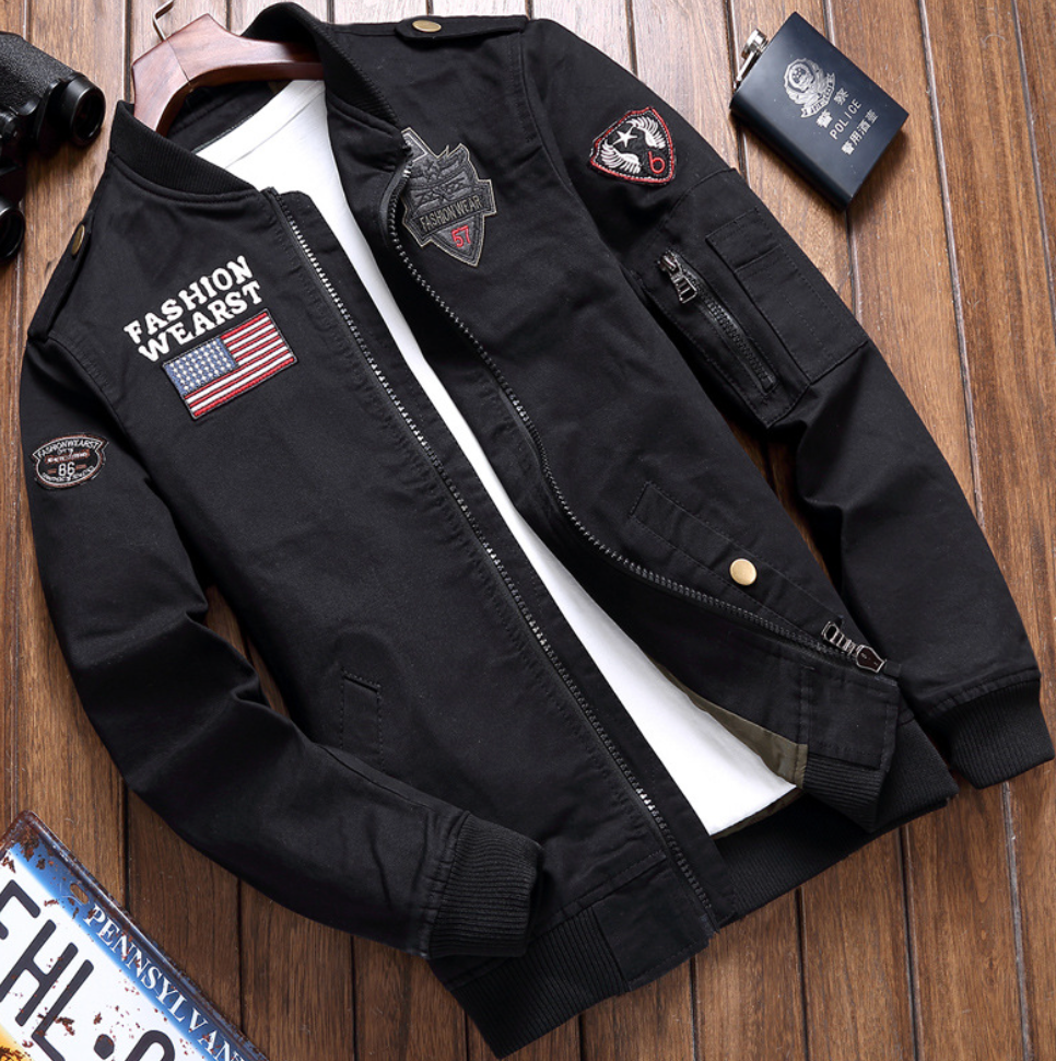 MODEGEIST Herren Militärjacke: Robust