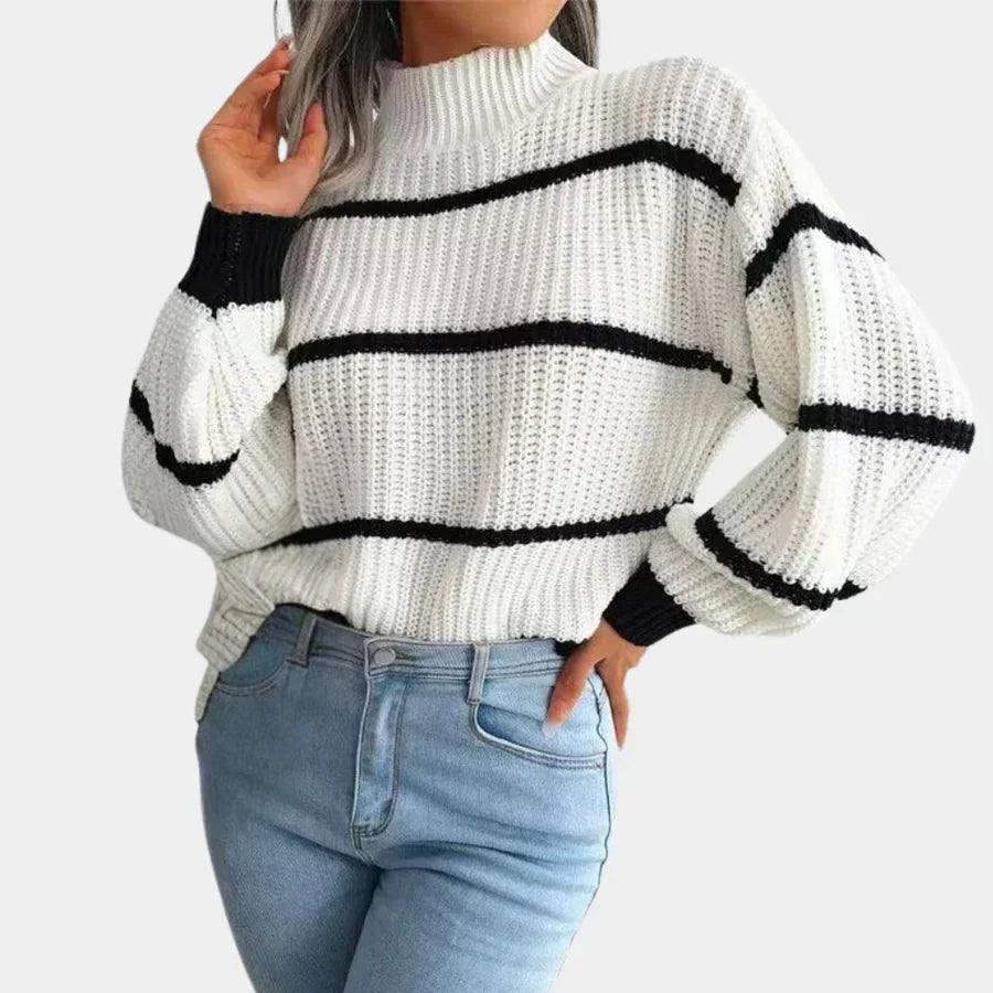 Eleganter, weicher Damenpullover aus Baumwolle