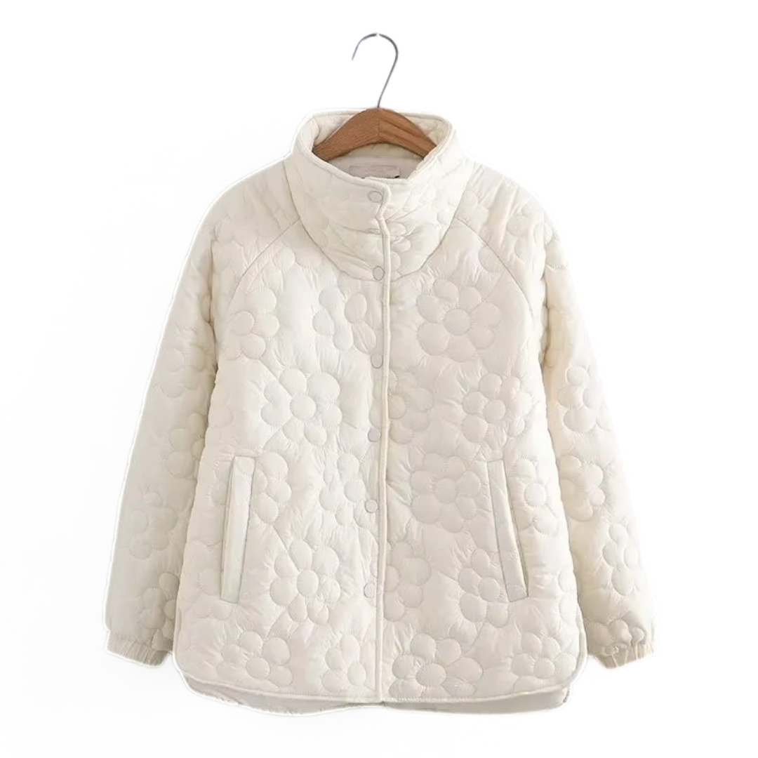 Elegante, angenehm warme, wattierte Kostira Jacke
