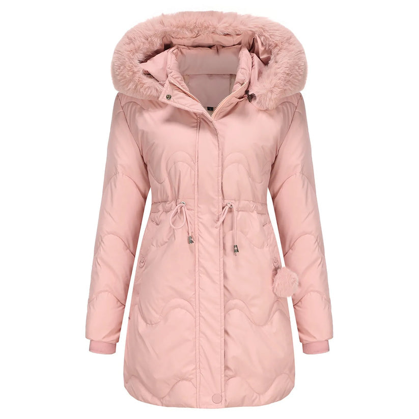 ModeGeist | Wintermantel mit Flauschigem Kragen Renata