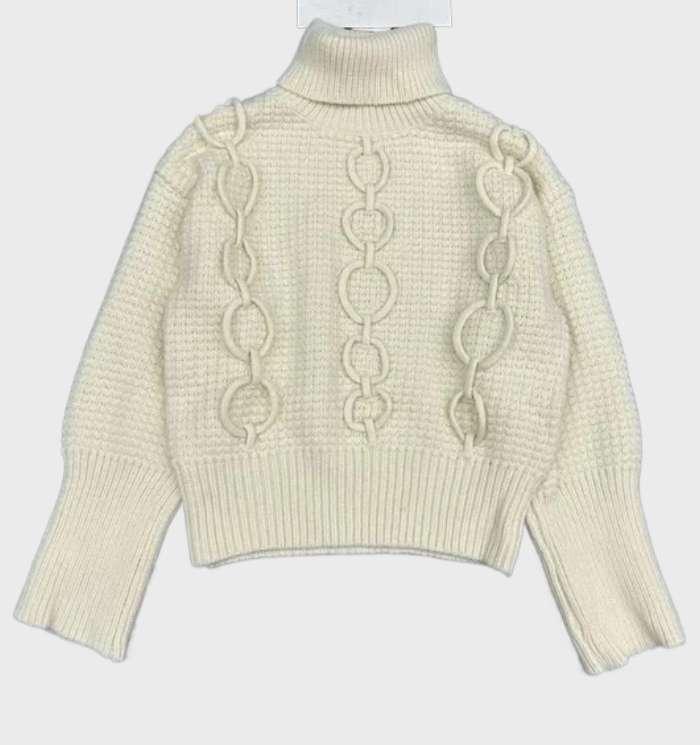Bequemer, moderner Freizeitpullover von Fudus