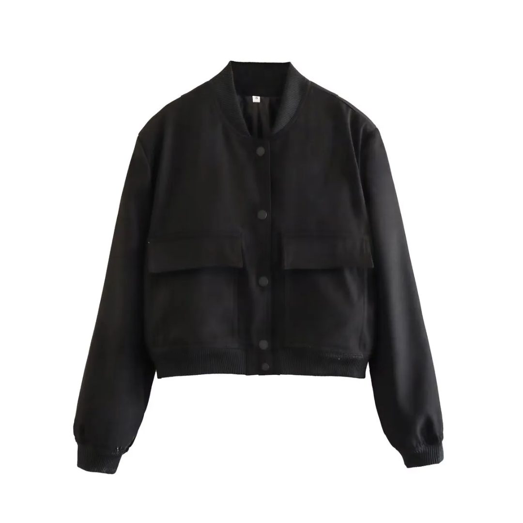 ModeGeist | Gekürzte Varsity Jacke - Stilvoll & Lässig