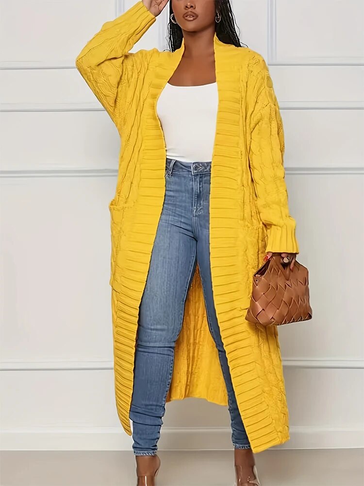 Brooklyn Grobstrick-Cardigan mit Taschen