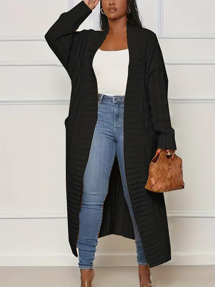 Brooklyn Grobstrick-Cardigan mit Taschen