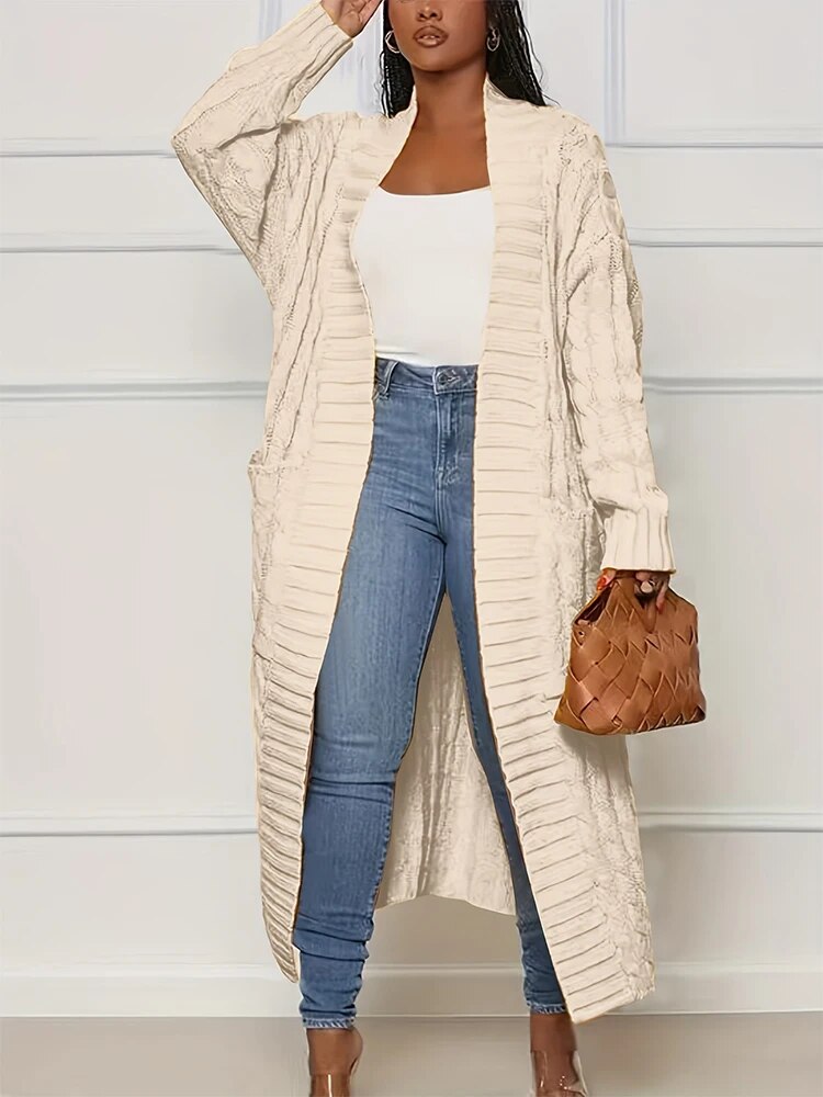Brooklyn Grobstrick-Cardigan mit Taschen