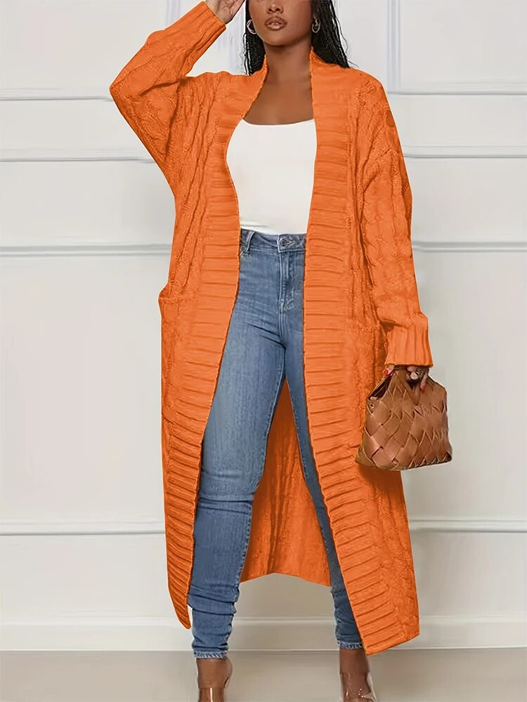 Brooklyn Grobstrick-Cardigan mit Taschen