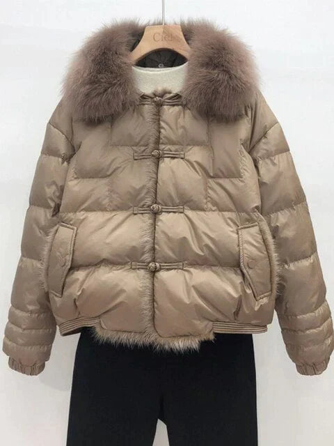ModeGeist | Lockere Pufferjacke - Warm & Vintage