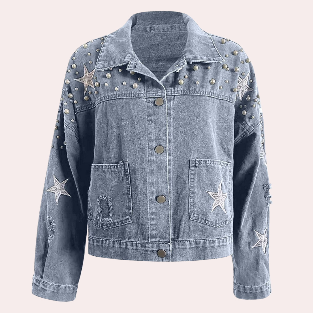 ModeGeist | Moderne Jeansjacke für Damen für den Herbst