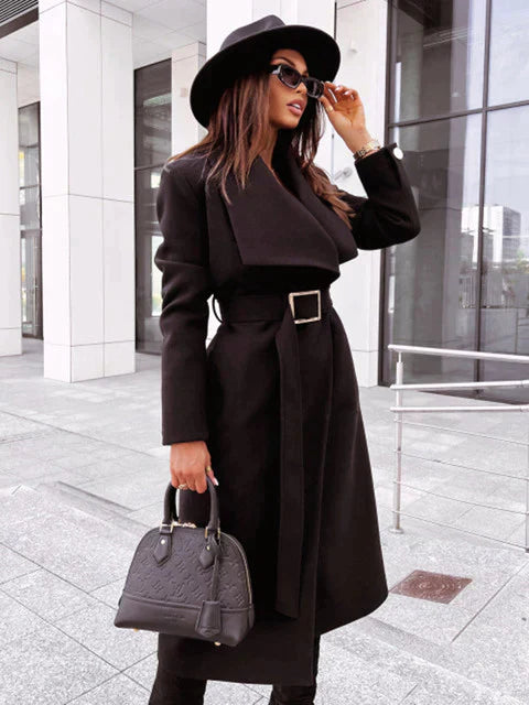 Elegantes langes Damen-Bayla-Mantel