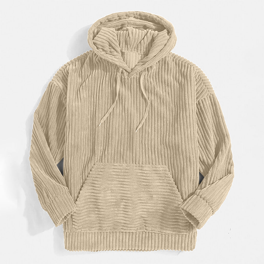ModeGeist | Kapuzenpullover Aus Geripptem Corduroy