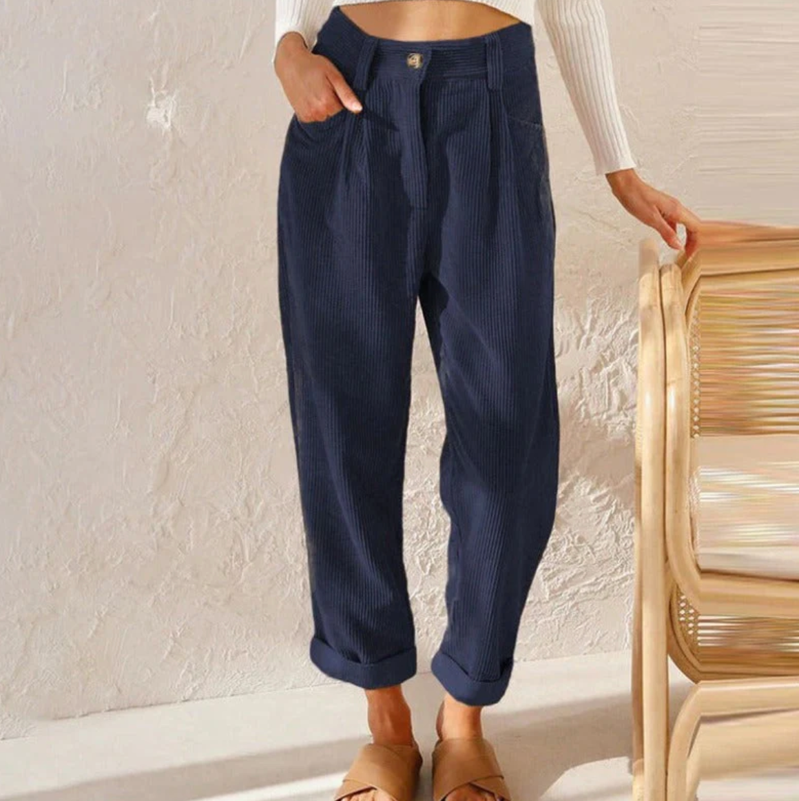 Cordhose MALIA: bequeme Freizeitpants