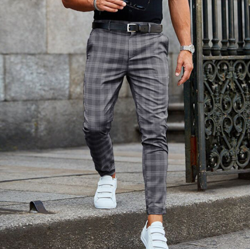 Elegante Herrenhose im Karomuster - Luan