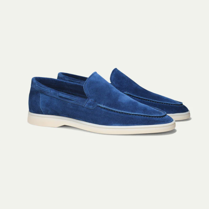 Lorenzo Herren-Loafer aus Wildleder im klassischen Stil