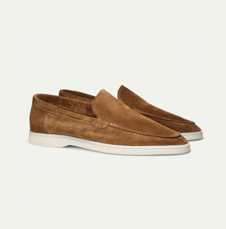 Lorenzo Herren-Loafer aus Wildleder im klassischen Stil