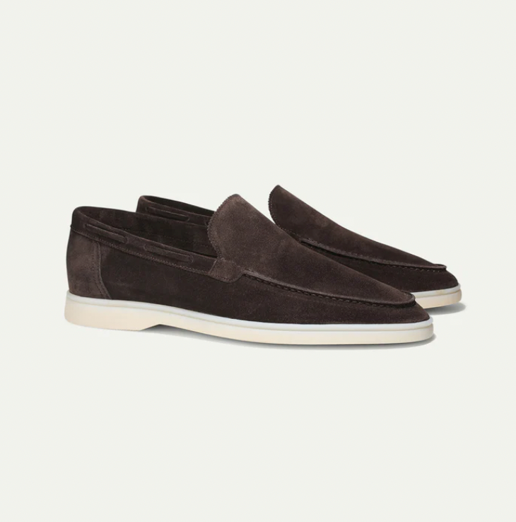 Lorenzo Herren-Loafer aus Wildleder im klassischen Stil