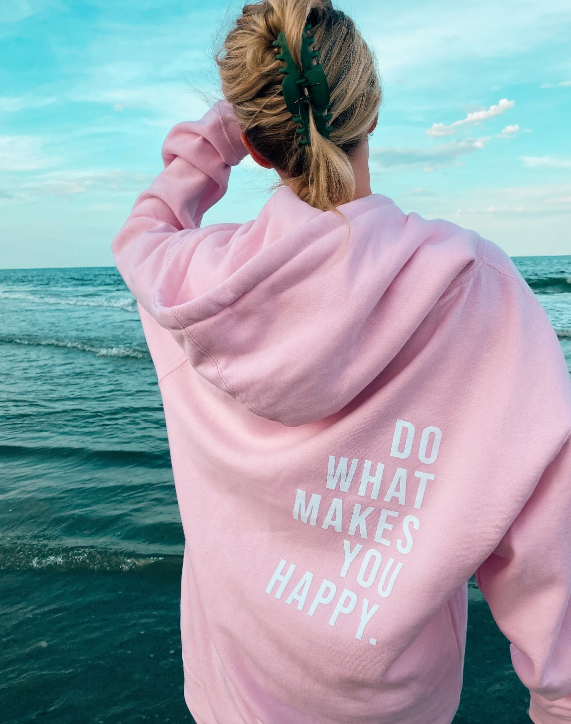 Stilvoller Kapuzenpullover mit Buchstaben von Fudus