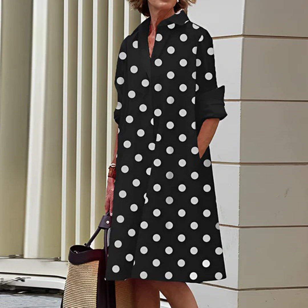 NOELLE - Stilvolles Hemdblusenkleid