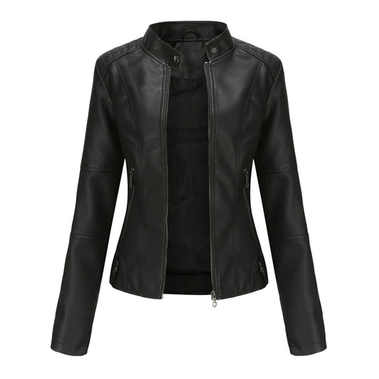 MODEGEIST Damen Jacke Modern Strukturiert Asymmetrisch Schwarz