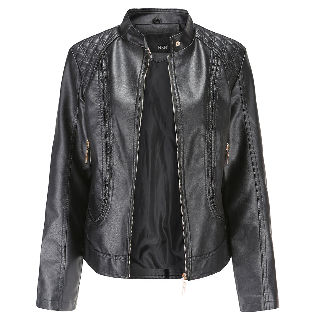ModeGeist | Elegante Lederjacke Mit Modernem Schnitt