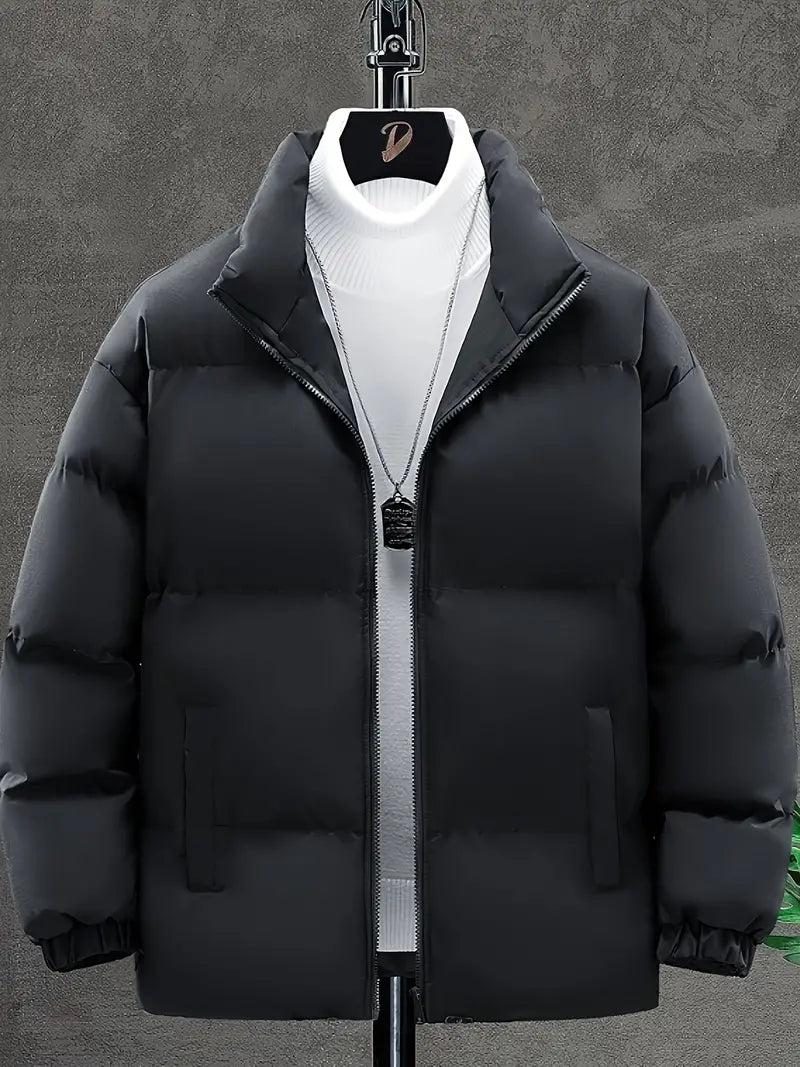 Herren Winterjacke mit Rippbündchen