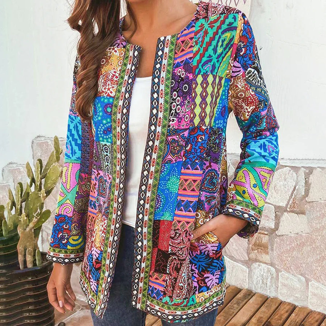 ModeGeist | Auffällige Jacke Polyester Stilvoll und Besonder