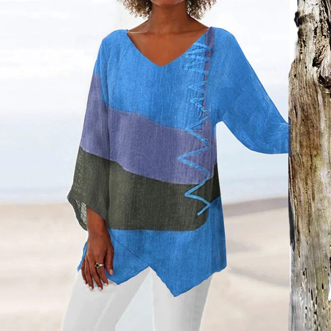 Elegante Damen-Tunika mit langen Ärmeln