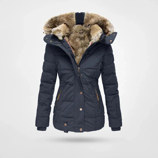 ModeGeist | Winterjacke mit Fellkragen