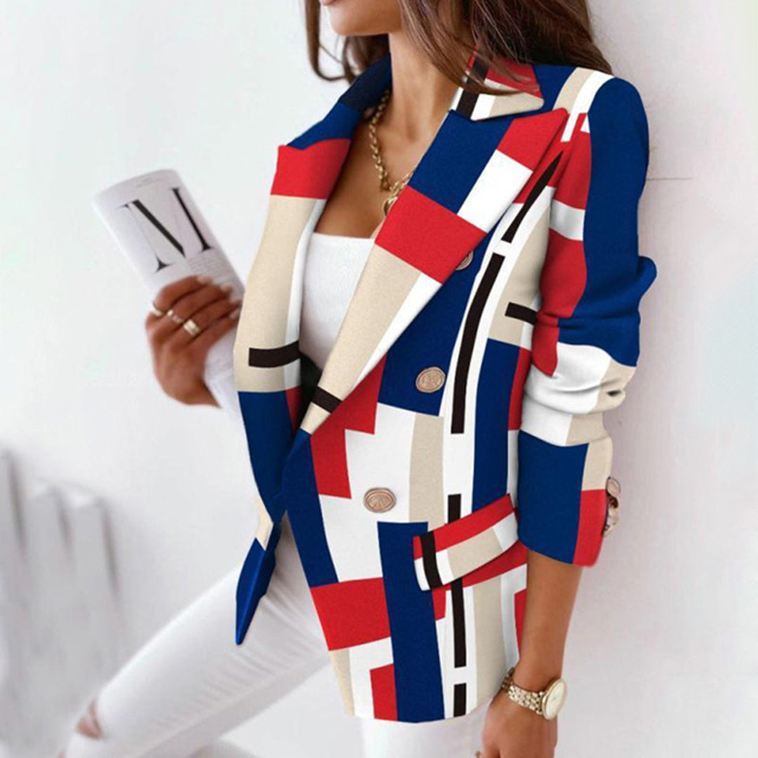 Edony Damen Blazer: schick und kariert