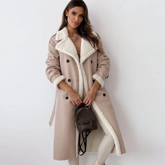 ModeGeist | Eleganter Langer Wintermantel für Damen