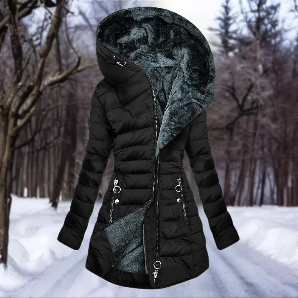 ModeGeist | Elegante Plüschjacke für Damen
