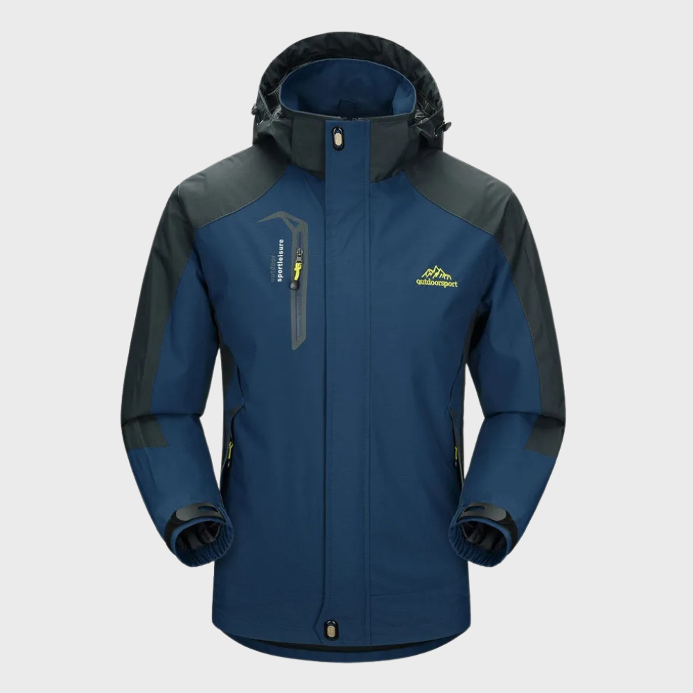 Männer Regenjacke mit Kapuze