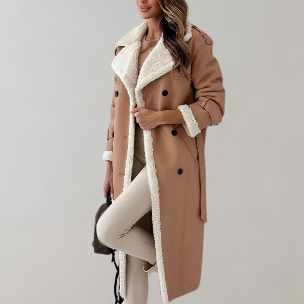 ModeGeist | Eleganter Winterfellmantel