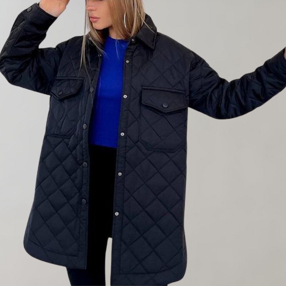 ModeGeist | Stilvolle lange Herbstjacke für Frauen