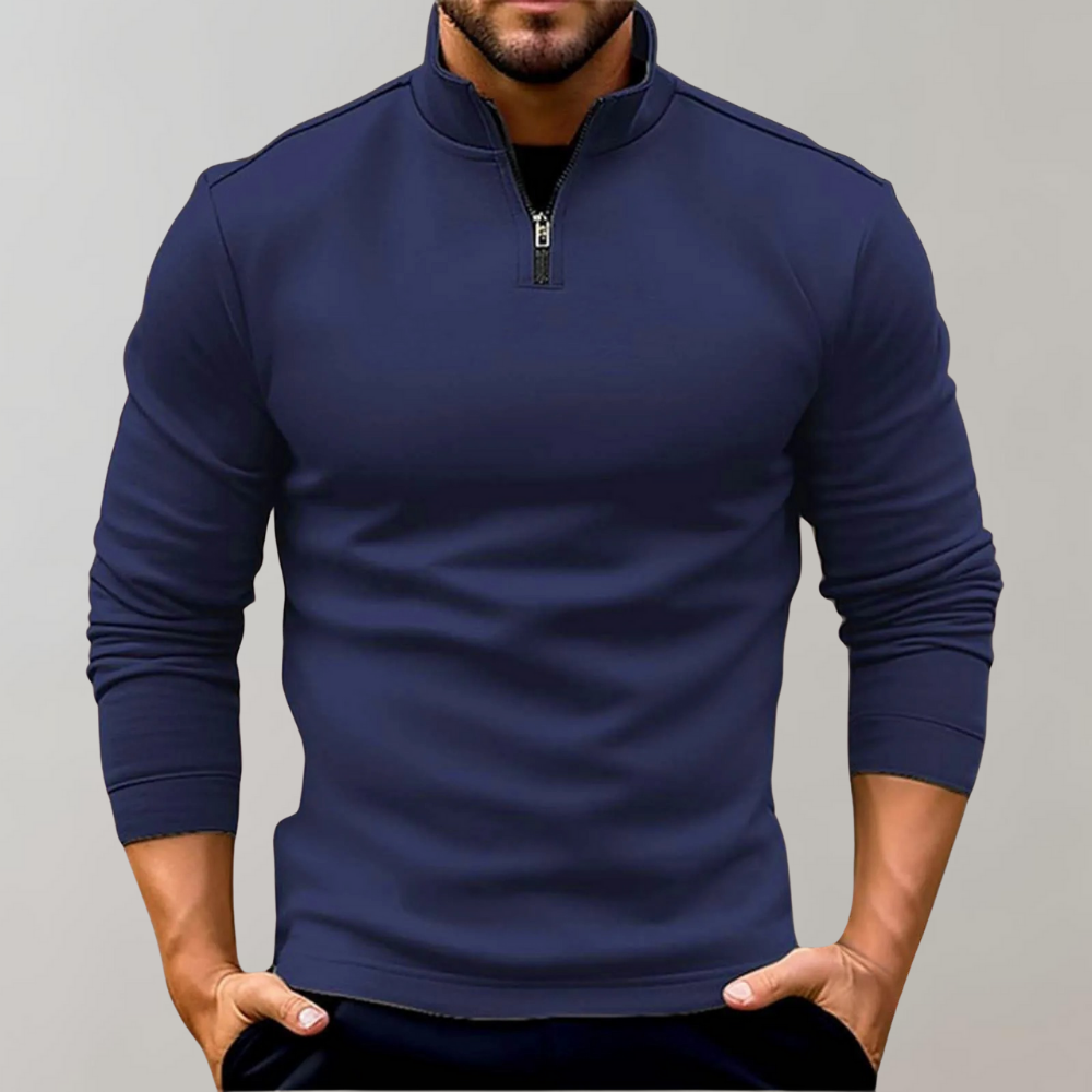 ModeGeist | Herrenpullover mit Reißverschluss