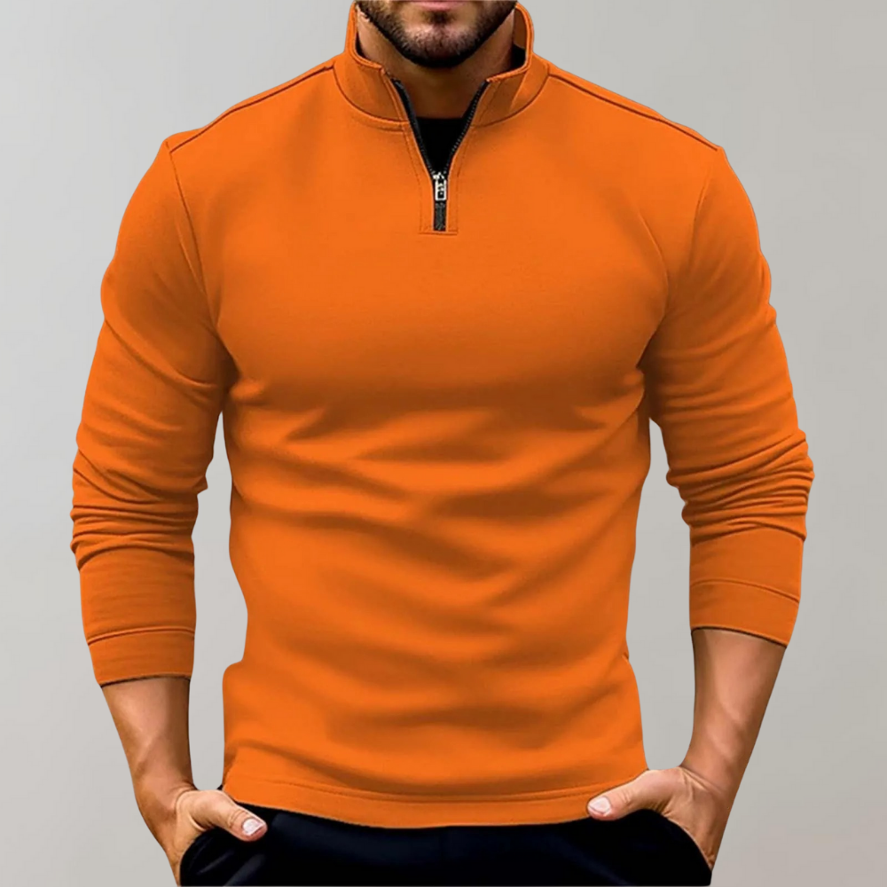 ModeGeist | Herrenpullover mit Reißverschluss