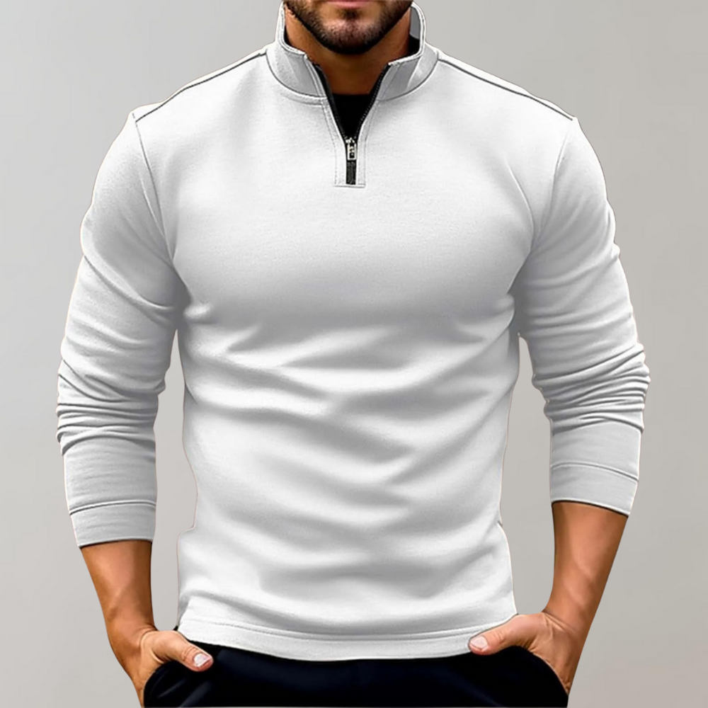 ModeGeist | Herrenpullover mit Reißverschluss