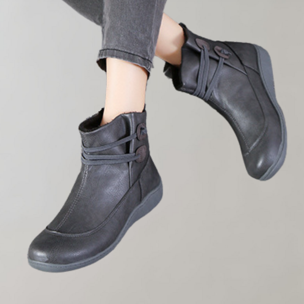 Hilda: Klassische Damenstiefel im Vintage-Design