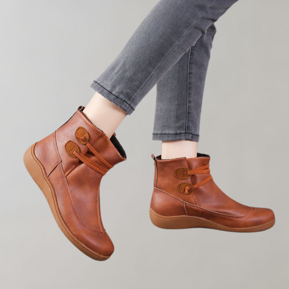 Hilda: Klassische Damenstiefel im Vintage-Design