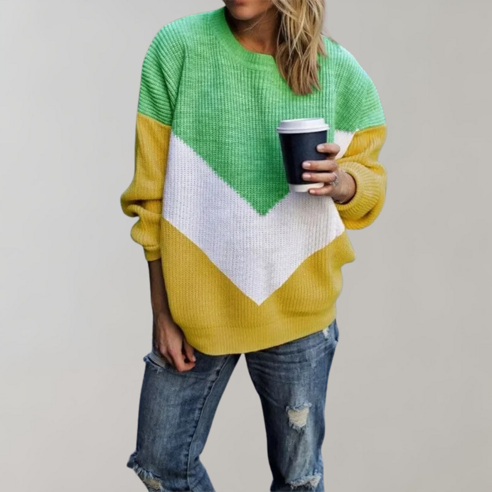 Damenoberteil Sarah: Modischer Oversize-Pullover