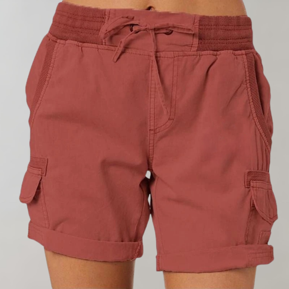 Damen-Shorts im angesagten High-Waist-Stil