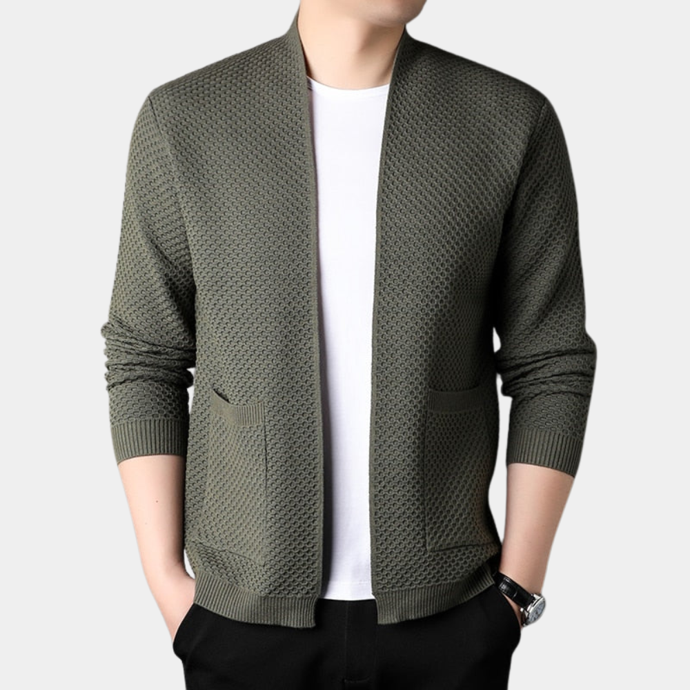 Elegante Herrenjacke mit praktischen Taschen – Elegant Fin Kollektion
