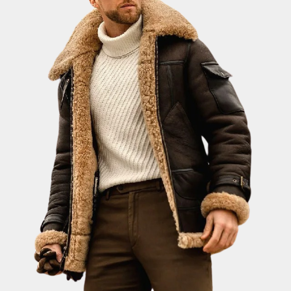 Stilvolle, warme Herrenjacke Lancelot für luxuriösen Auftritt