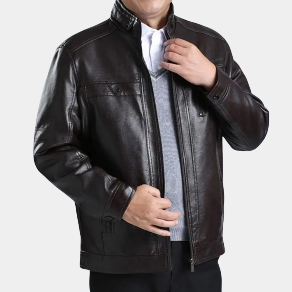 ModeGeist | Moderne Herren steppjacke mit Stehkragen