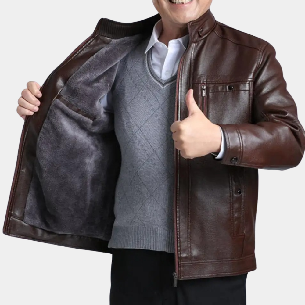 ModeGeist | Moderne Herren steppjacke mit Stehkragen