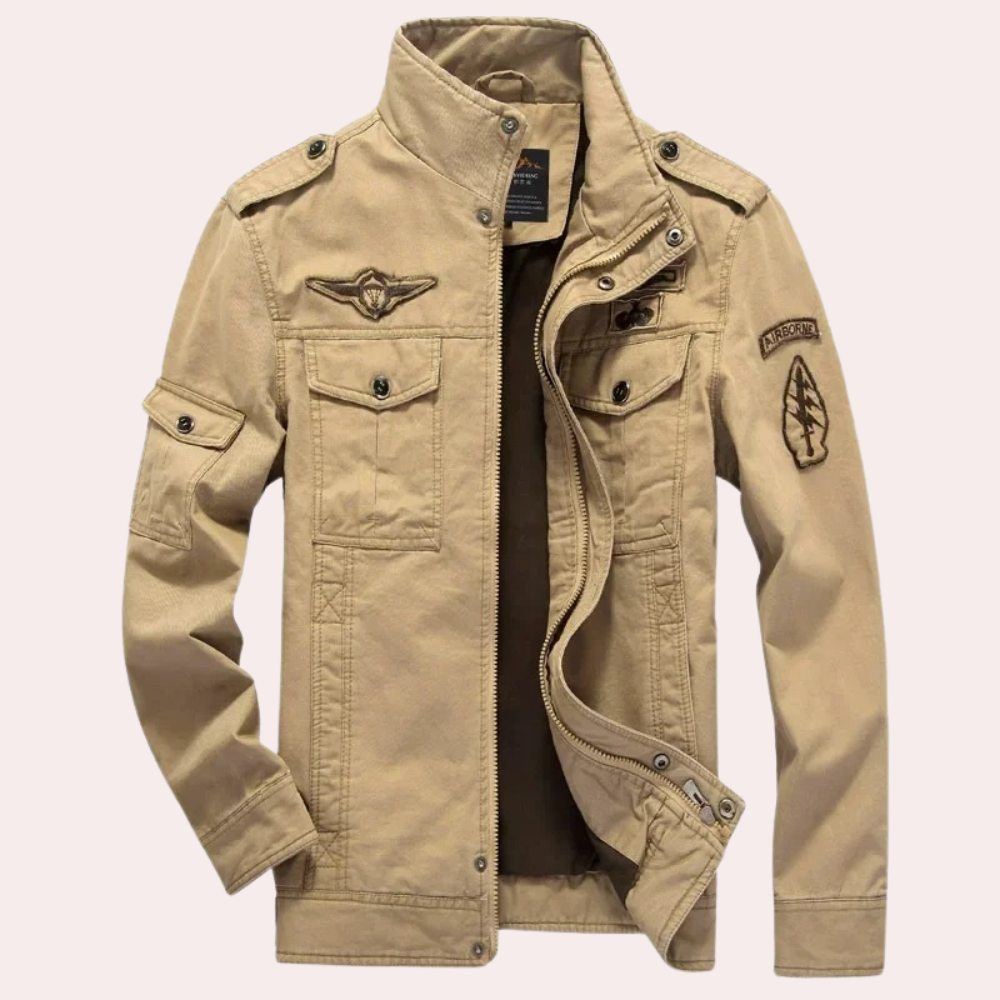 Dominico: Moderner Casual-Windbreaker mit Stehkragen