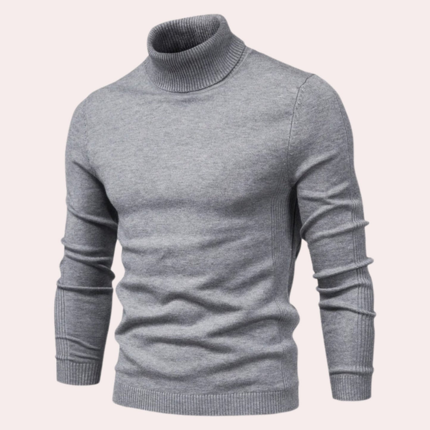 ModeGeist | Lässiger Rollkragenpullover für Herren