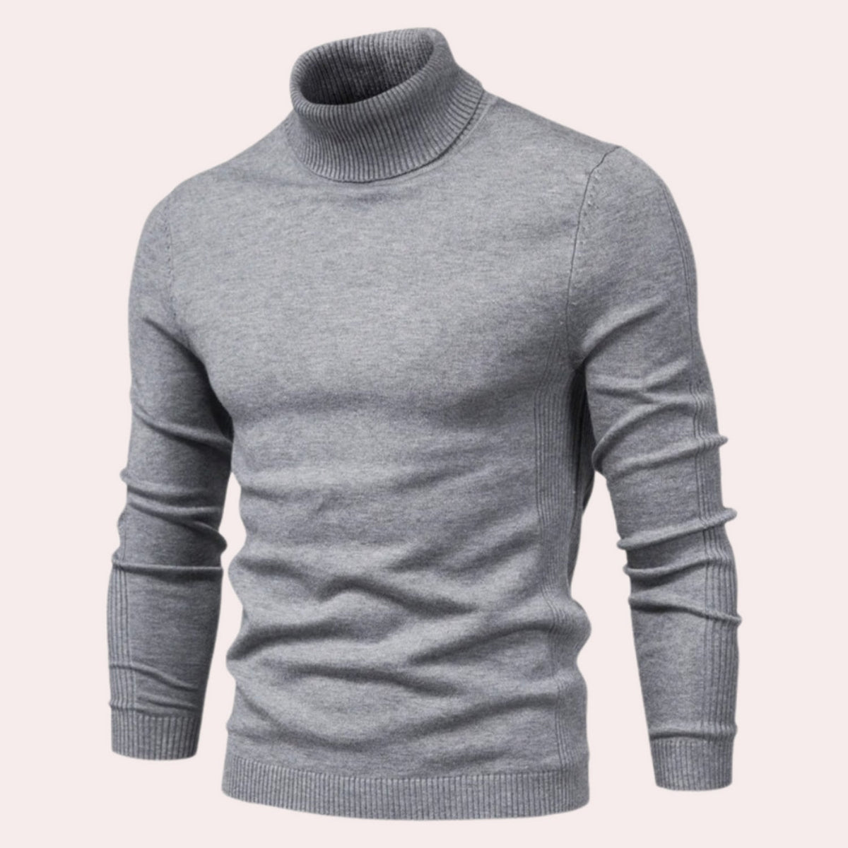 ModeGeist | Lässiger Rollkragenpullover für Herren