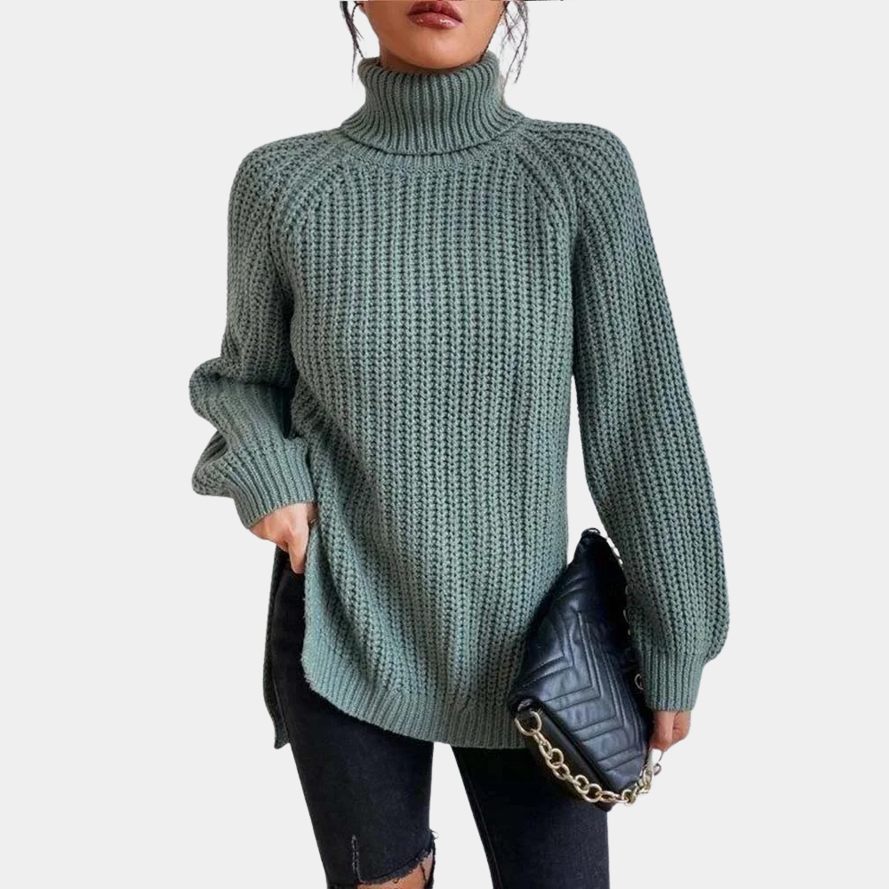 Luxuriöser Damen-Rollkragenpullover Madeleine aus weichem Material
