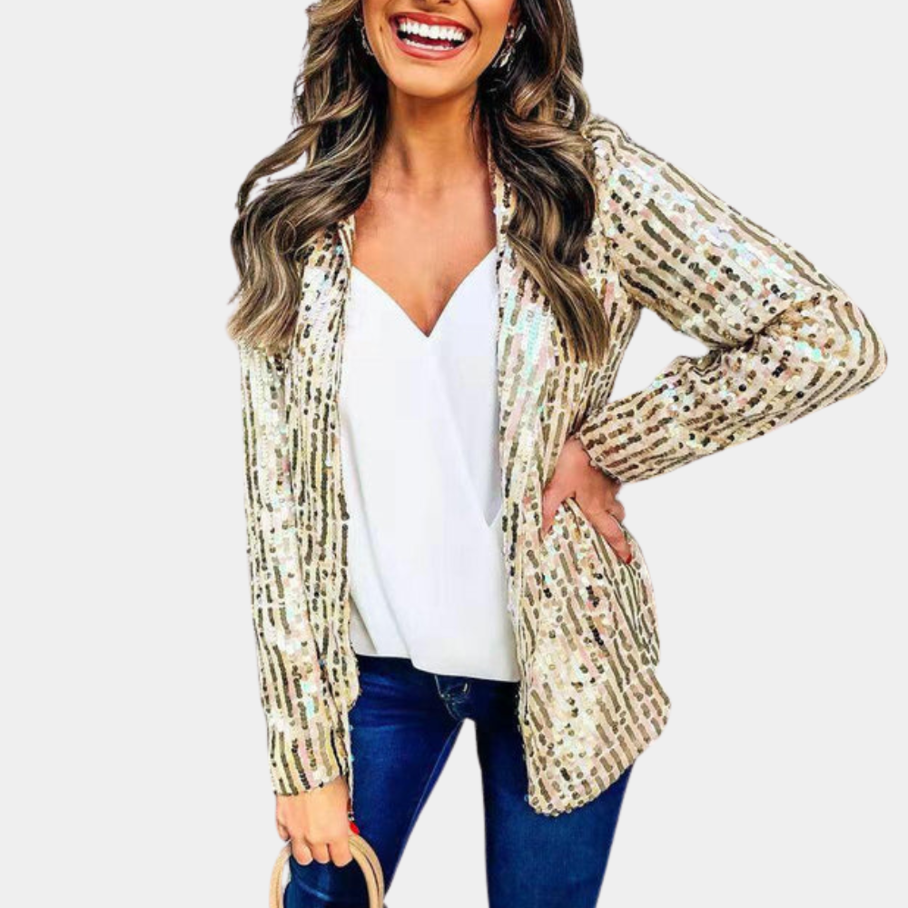 ModeGeist | Schicker Blazer mit Pailletten für Frauen