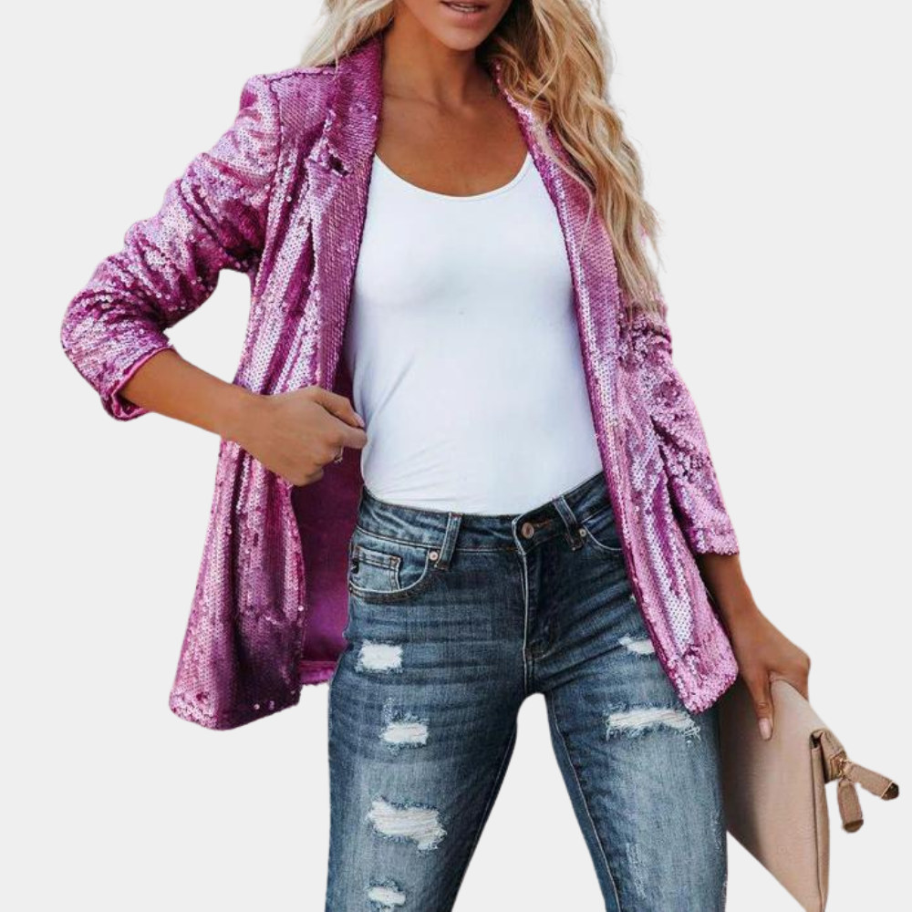 ModeGeist | Schicker Blazer mit Pailletten für Frauen